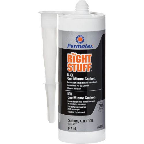 The Right Stuff&reg; Gasket Maker, Cartridge, Black Oxymax Inc