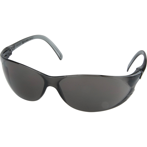 Twister Series Safety Glasses, Grey/Smoke Lens, Anti-Scratch, ANSI Z87+/Meets/Exceeds CSA Z94.3 Oxymax Inc