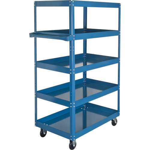 Chariots &agrave; tablette, 5 Tiers, 18" la x 61" h x 30" p, Capacit&eacute; 900 lb Oxymax Inc