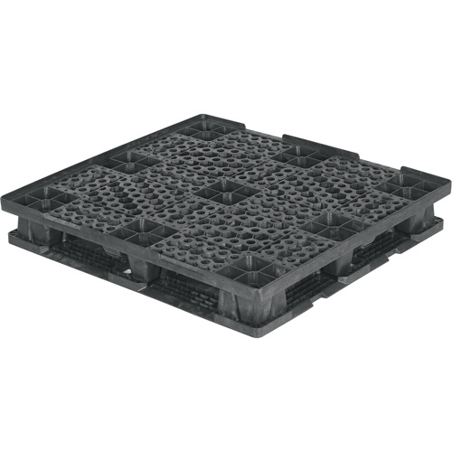 Double Deck Stackable Pallets, 4-Way Entry, 48-7/10" L x 45.7" W x 7-1/2" H Oxymax Inc