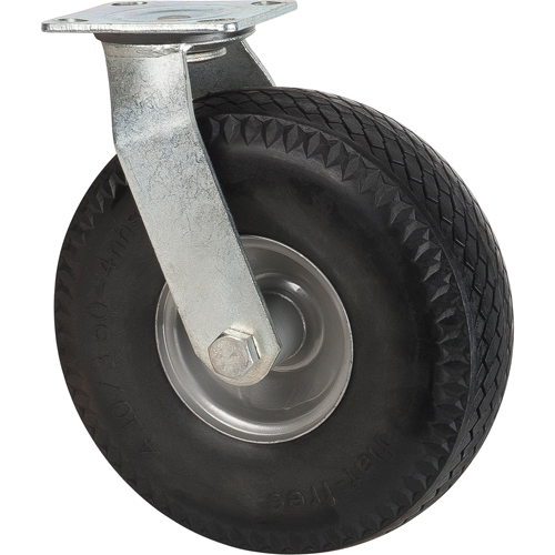 Roulettes anticrevaisons, Pivotant, 10" (254 mm), Anticrevaison, 300 lb (136 kg) Oxymax Inc