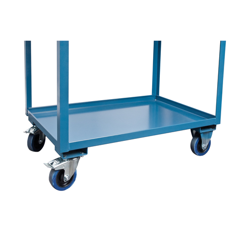 Mobile Service Cart, 2 Tiers, 24" W x 57" H x 40" D, 1200 lbs. Capacity Oxymax Inc