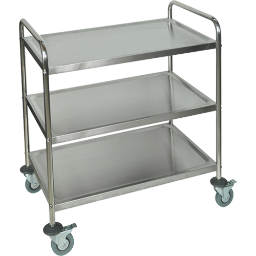 Shelf Cart, 3 Tiers, 21" W x 37" H x 23-1/2" D, 200 lbs. Capacity Oxymax Inc