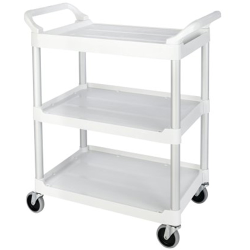 Service Utility Cart, 3 Tiers, 33" x 37" x 18", 200 lbs. Capacity Oxymax Inc