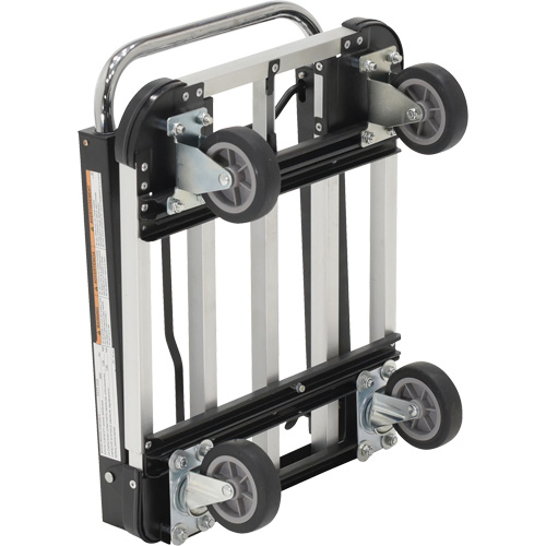 Fold-Up Platform Truck, Stainless Steel, 300 lbs., 28" L x 16" W, 33-1/2" High Oxymax Inc