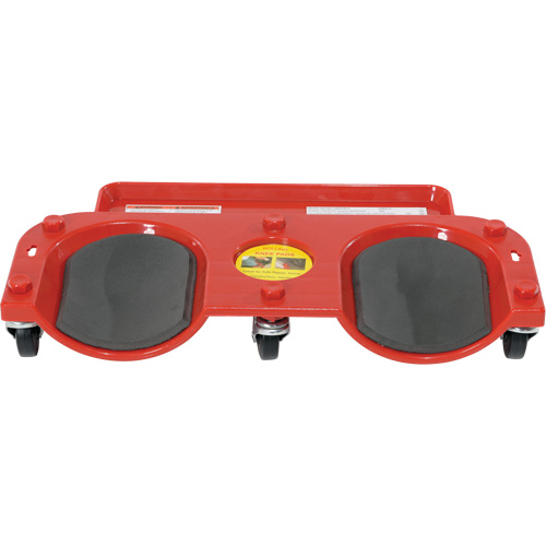 Socle roulant pour les genoux, Plastique, Rouge, Capacit&eacute; 350 lb Oxymax Inc