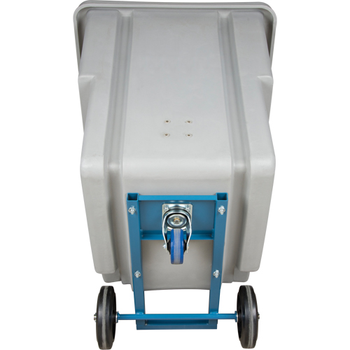 Chariot basculeur en acier, Poly&eacute;thyl&egrave;ne, 0,625 vg³, Capacit&eacute; de charge de 500 lb Oxymax Inc