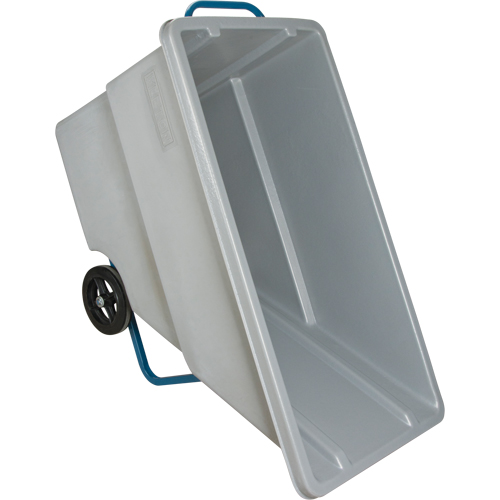 Chariot basculeur en acier, Poly&eacute;thyl&egrave;ne, 0,625 vg³, Capacit&eacute; de charge de 850 lb Oxymax Inc