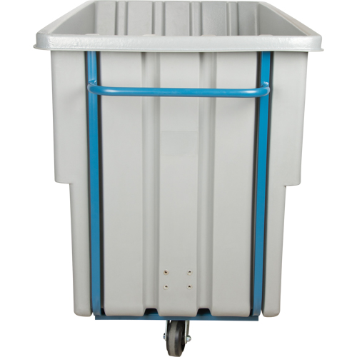 Chariot basculeur en acier, Poly&eacute;thyl&egrave;ne, 1,1 vg³, Capacit&eacute; de charge de 1250 lb Oxymax Inc