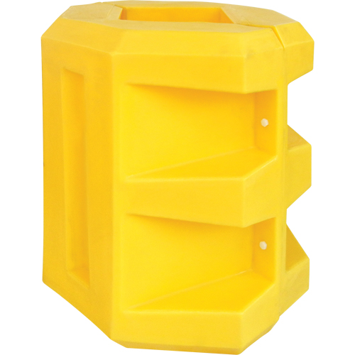 Short Column Protector, 10" x 10" Inside Opening, 24" L x 24" W x 24" H, Yellow Oxymax Inc