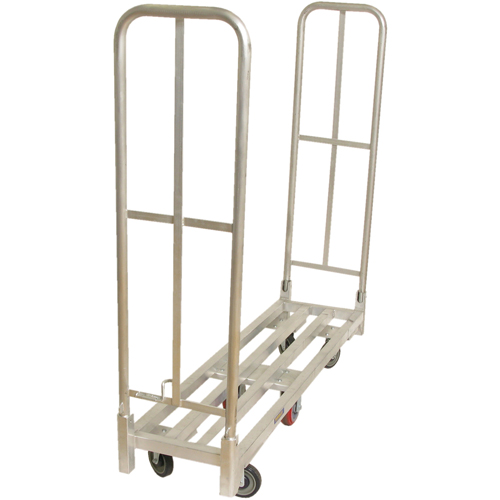 U-Boat Platform Truck, 59-1/2" L x 16" W, 1750 lbs. Capacity, Polyurethane Casters Oxymax Inc