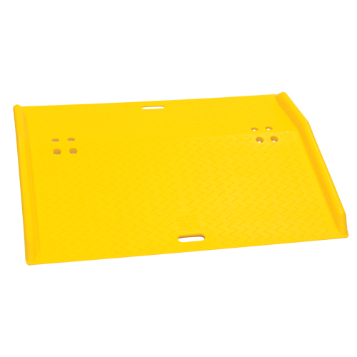 Rampe de quai de chargement portable en poly pour diable, Capacit&eacute; de charge 750 lb, 36" lo x 48" la x 5" h Oxymax Inc