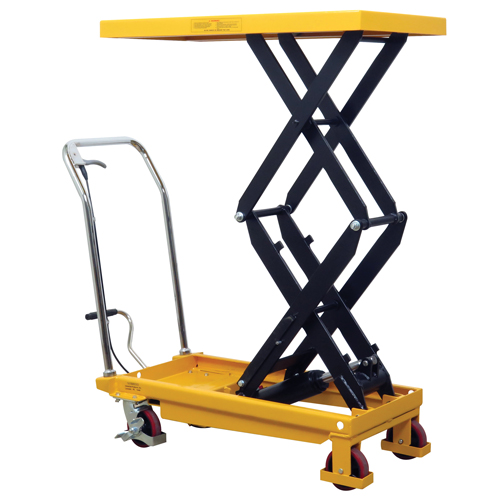 Hydraulic Scissor Lift Table, 19.5" L x 35.5" W/35-1/2" L x 19-1/2" W, Steel, 770 lbs. Capacity Oxymax Inc