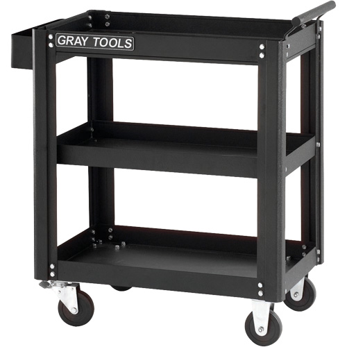 Utility Cart, 19-1/4" L x 27-1/2" W x 32-3/4" H, Grey Oxymax Inc