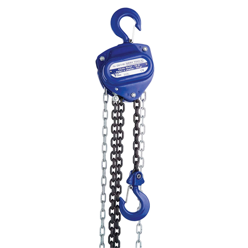 Chain Hoist, 10' Lift, 10000 lbs. (5 tons) Capacity, Load Chain Grade 80 Chain Oxymax Inc