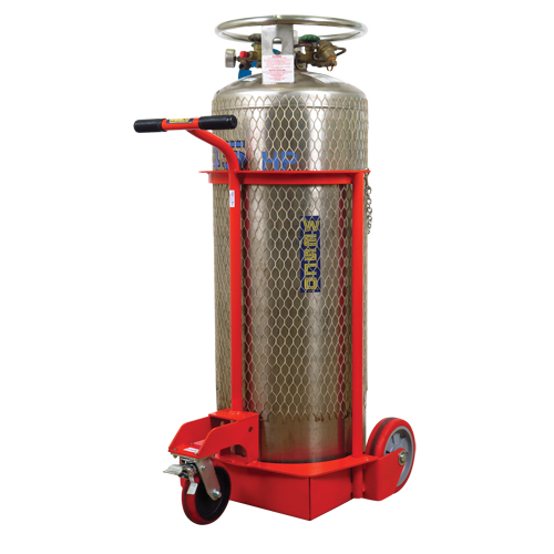 Large Liquid Gas Cylinder Truck LCC, Polyurethane Wheels, 20" W x 20" D Base, 1000 lbs. Oxymax Inc