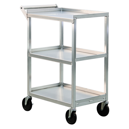 Chariot utilitaire, 3 Tiers, 16-1/2" la x 39" h x 27-3/4" p, Capacit&eacute; 350 lb Oxymax Inc
