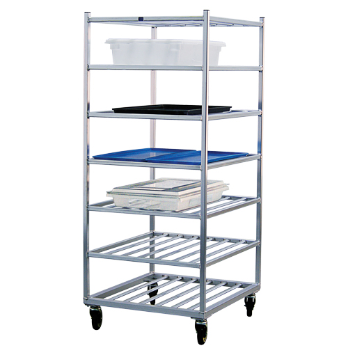 Shelf Cart, 7 Tiers, 28-1/2" W x 69" H x 32" D, 525 lbs. Capacity Oxymax Inc