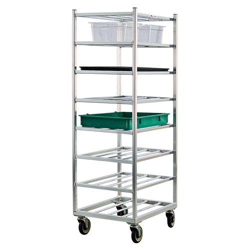 Chariot &agrave; tablettes, 8 Tiers, 20-7/8" la x 67" h x 27" p, Capacit&eacute; 600 lb Oxymax Inc