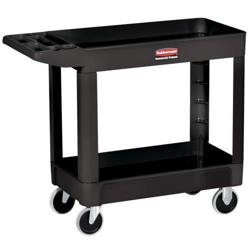 Heavy-Duty Utility Cart - 4520-89, 2 Tiers, 25-7/8" x 33-1/4" x 45-1/4", 500 lbs. Capacity Oxymax Inc