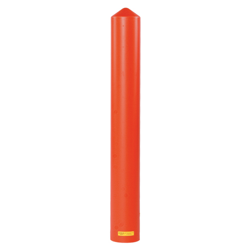 Smooth Bollard Cover, 4" Dia. x 56" L, Red Oxymax Inc