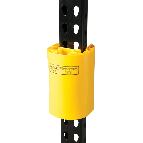 Butoir en poly pour rayonnage, 5" la x 6" lo x 8" h, Jaune Oxymax Inc