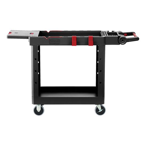 Heavy-Duty Adaptable Utility Cart, 2 Tiers, 17-3/4" x 36" x 46-1/5", 500 lbs. Capacity Oxymax Inc