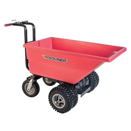 Chariot &agrave; bascule motoris&eacute;, Capacit&eacute; 6 cu.ft., 40" h x 33-1/2" la x 56" p Oxymax Inc