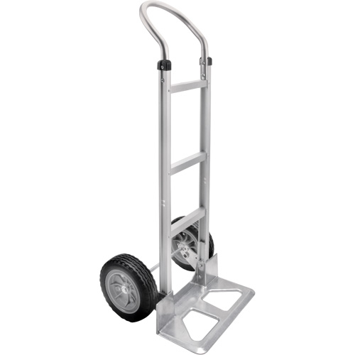 Knocked Down Hand Truck, Continuous Handle, Aluminum, 49-5/8" Height, 500 lbs. Capacity Oxymax Inc
