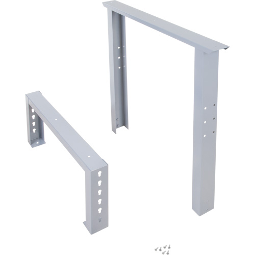 Industrial Duty Leg for Workbench, Steel, 30" D x 34" H, Single Oxymax Inc
