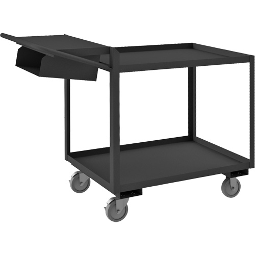 Chariot de pr&eacute;paration de commande, 40-1/4" h x 24-1/4" la x 52-3/8" p, 2 Tablettes, Capacit&eacute; 1200 lb Oxymax Inc