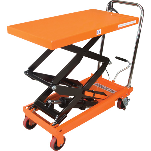 Hydraulic Scissor Lift Table, 35-3/4" L x 19-3/4" W, Steel, 770 lbs. Capacity Oxymax Inc