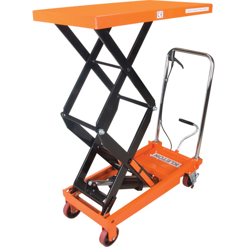 Hydraulic Scissor Lift Table, 35-3/4" L x 19-3/4" W, Steel, 770 lbs. Capacity Oxymax Inc