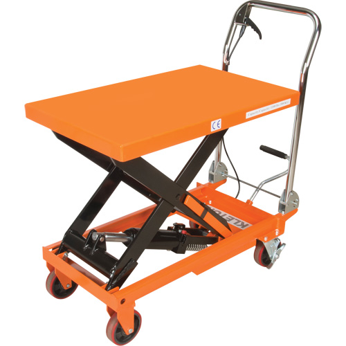 Table &eacute;l&eacute;vatrice &agrave; ciseaux hydraulique, 32" lo x 19-3/4" la, Acier, Capacit&eacute; 1100 lb Oxymax Inc