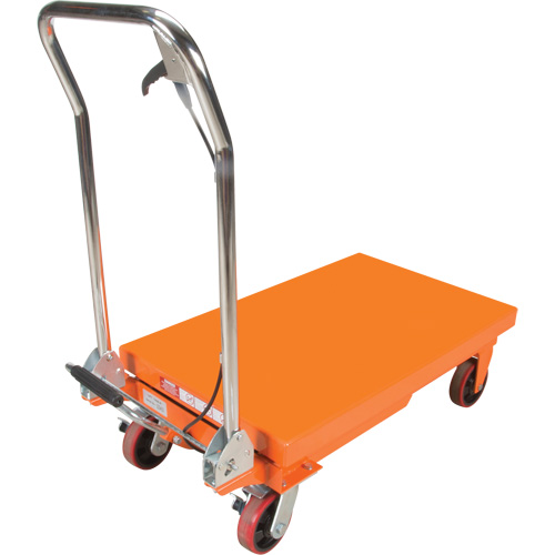 Table &eacute;l&eacute;vatrice &agrave; ciseaux hydraulique, 32" lo x 19-3/4" la, Acier, Capacit&eacute; 1100 lb Oxymax Inc
