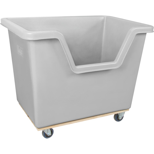 Easy Access Box Truck, Polyethylene, 45-3/4" L x 31-1/4" W x 37-3/4" H, 22 cu. ft. Volume, 1000 lbs. Capacity Oxymax Inc