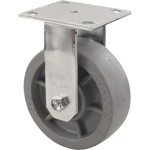 Roulette Emaxx, Fixe, 4" (101,6 mm), Envirothane, 1000 lb (453,6 kg) Oxymax Inc