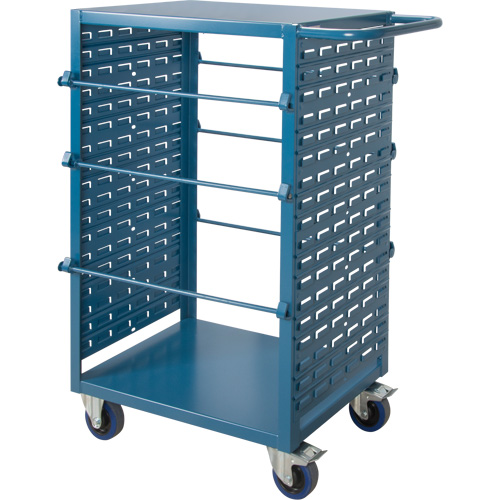 Mobile Wire Spool Cart, Steel, 6 Rod, 21" W x 48" H x 38" D, 1200 lbs. Capacity Oxymax Inc