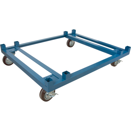 Socle roulant pour contenant ouvert en maille, 40,5" la x 34-1/2" p x 10" h, Capacit&eacute; de 3000 lb Oxymax Inc