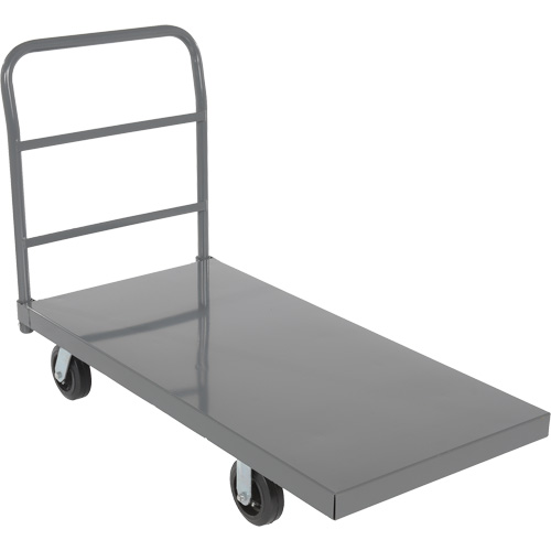 Platform Truck, 48" L x 24" W, 2000 lbs. Capacity, Rubber Casters Oxymax Inc