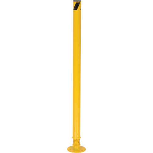 Borne de protection &agrave; ressort, Acier, 42" h x 2-1/8" la, Jaune Oxymax Inc