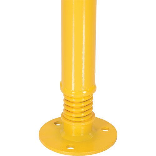 Borne de protection &agrave; ressort, Acier, 42" h x 2-1/8" la, Jaune Oxymax Inc