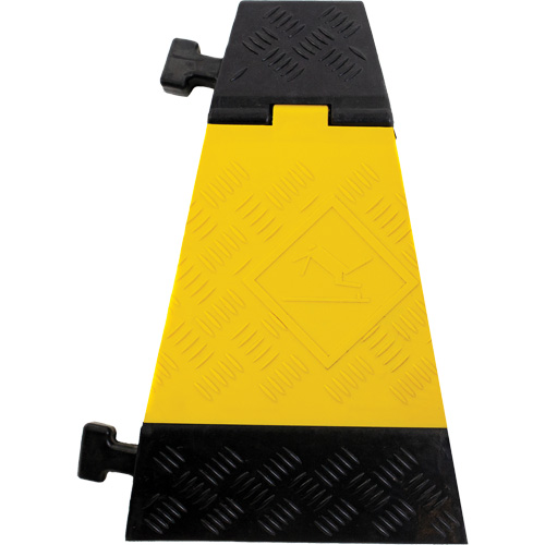 Protecteur de c&acirc;ble tourne-&agrave;-gauche robuste Powerhouse, 5 canaux, 12" lo x 19,75" la x 2,25" h Oxymax Inc