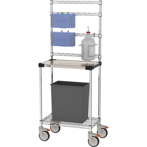 Sanitizer Station, Stainless Steel, 24" x 60" x 14", 900 lbs. Capacity Oxymax Inc