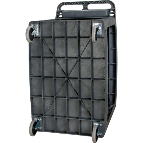 Chariot utilitaire pour l'entretien avec tablette plate, 2 tiers, 25-1/4" x 32-1/4" x 44", Capacit&eacute; 550 lb Oxymax Inc