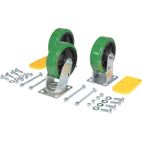 Ensemble de roulettes de tr&eacute;mie &agrave; basculement automatique s&eacute;rie H Oxymax Inc