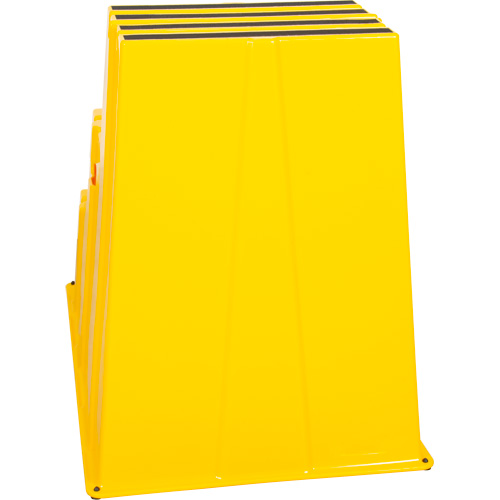 Industrial Step Stool, 3 Steps, 34-13/16" x 22-7/16" x 28-1/2" High Oxymax Inc