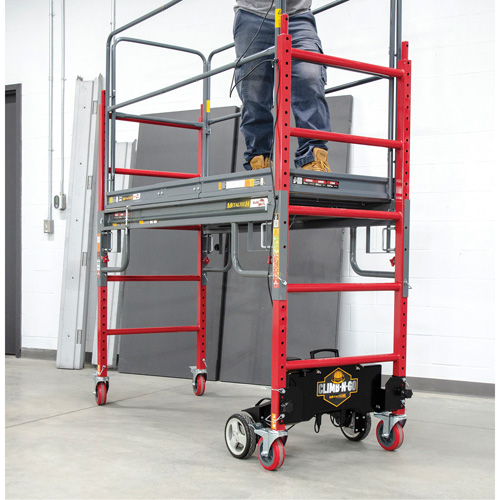 Trousse compl&egrave;te d'&eacute;chafaud motoris&eacute; Buildman Baker 6', 31" p x 118-3/4" h Oxymax Inc