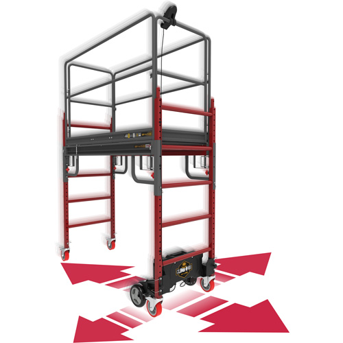 Trousse compl&egrave;te d'&eacute;chafaud motoris&eacute; Buildman Baker 6', 31" p x 118-3/4" h Oxymax Inc