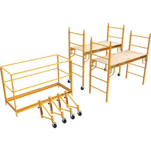 Trousse compl&egrave;te de tour d'&eacute;chafaudage pour cloison s&egrave;che de 12', 58-1/2" p x 183" h Oxymax Inc